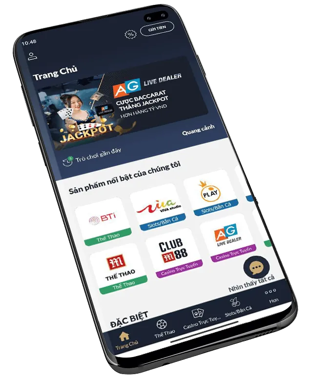 Màn hình điện thoại hiển thị ứng dụng AW8 Win